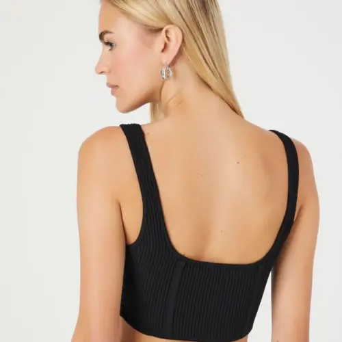 Top Crop estilo corset F21's photo #3